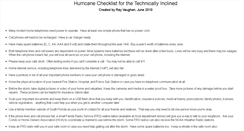 Desktop Screenshot of hurricanechecklist.com